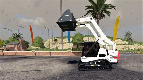 cat skid steer fs19|fs19 bobcat mods download.